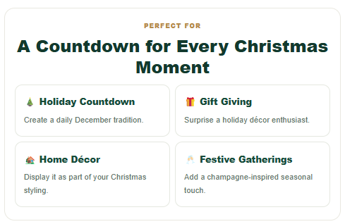 🎅Best Gift For Christmas - Sale 49 % OFF🎅🥂 24 Champagne Advent Calendar 2026 🎄